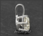 Preview: Diamant Brillant Anhänger mit 1,60ct, zart champagner